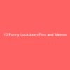 10 Funny Lockdown Pins and Memes